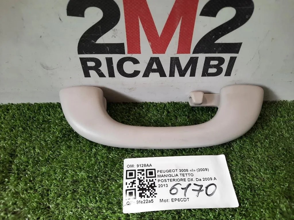 Maniglia Tetto Posteriore DX 9128AA POST DX Peugeot 3008 I 2009