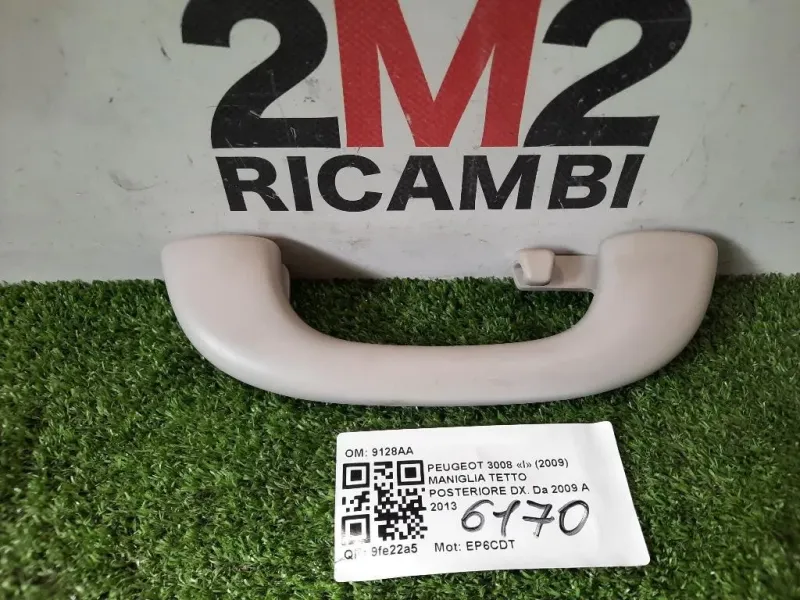 Maniglia Tetto Posteriore DX 9128AA POST DX Peugeot 3008 I 2009