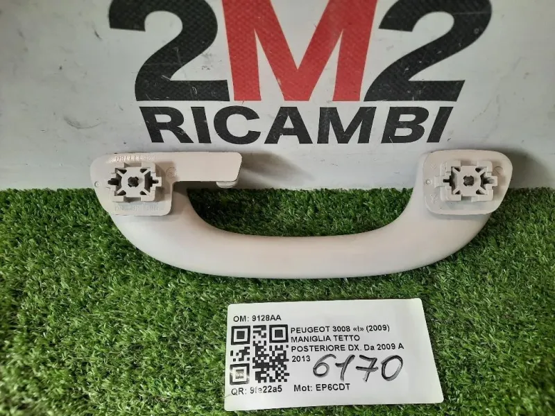 Maniglia Tetto Posteriore DX 9128AA POST DX Peugeot 3008 I 2009