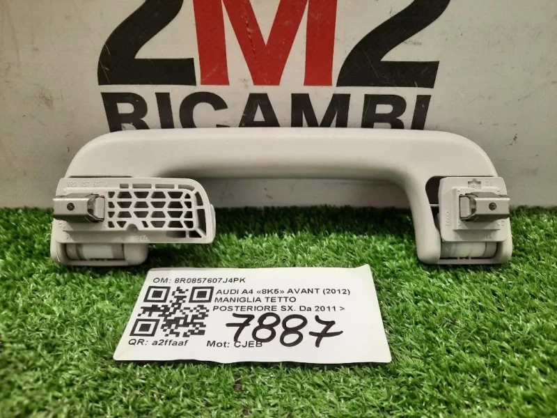 Maniglia Tetto Posteriore SX 8R0857607J4PK ANT SX Audi A4 8K5 Avant 2012