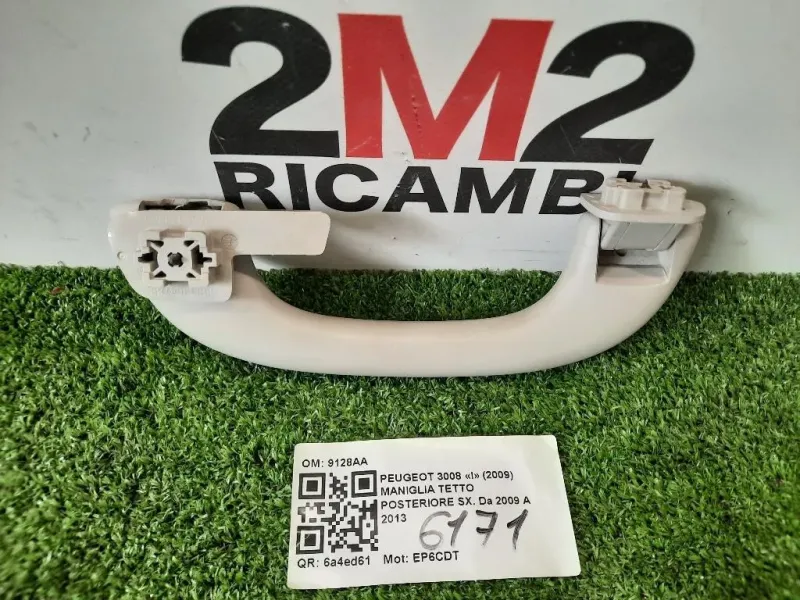 Maniglia Tetto Posteriore SX 9128AA POST SX Peugeot 3008 I 2009