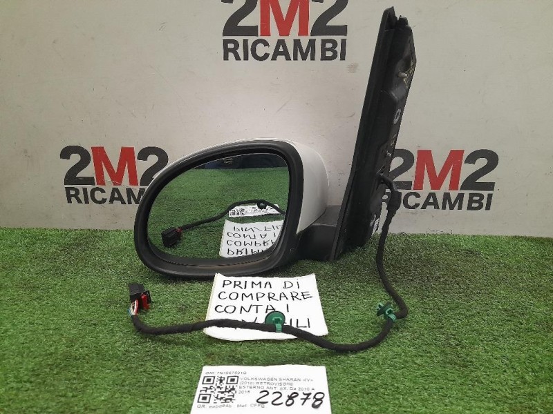 Retrovisore Esterno ANT SX 7N1857501G Volkswagen Sharan IV 2010