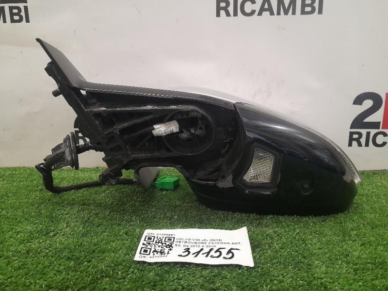 Retrovisore Esterno ANT SX 31299651 10 FILI SPECCHIO SPECCHIETTO RETROVISORE Volvo V40 II 2012