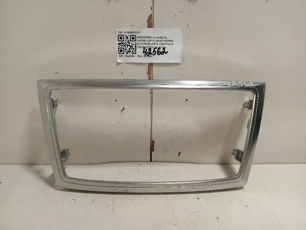 Mascherina Altoparlante Centrale Cruscotto A1666800317 Mercedes Classe ML W166 2012