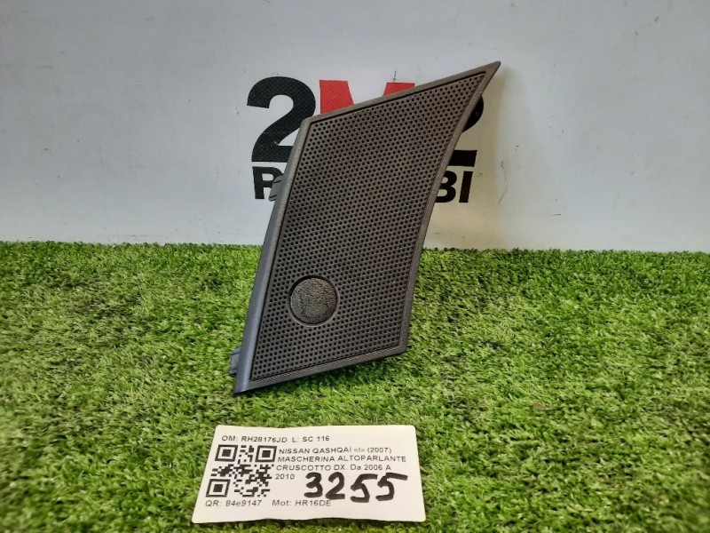 Mascherina Altoparlante Cruscotto DX RH28176JD Nissan Qashqai I 2007
