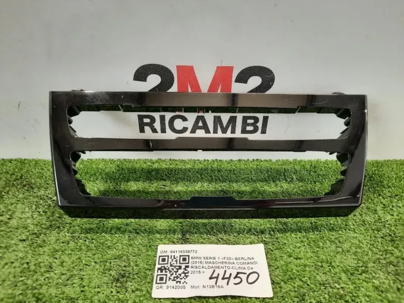 Mascherina Comandi Riscaldamento-clima 64119338772 Bmw Serie 1 F20 Berlina 2015