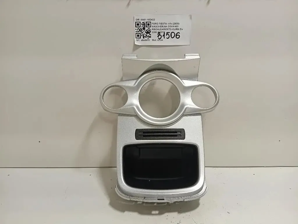 Mascherina Comandi Riscaldamento-clima 8A61-18D422 Ford Fiesta VI 2008