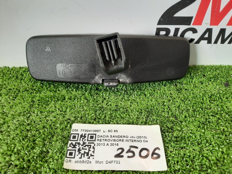 Retrovisore Interno 7700413867 Dacia Sandero II 2013