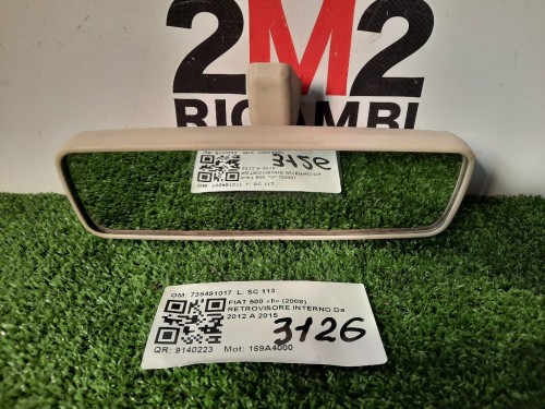 Retrovisore Interno 735491017 Fiat 500 II 2008