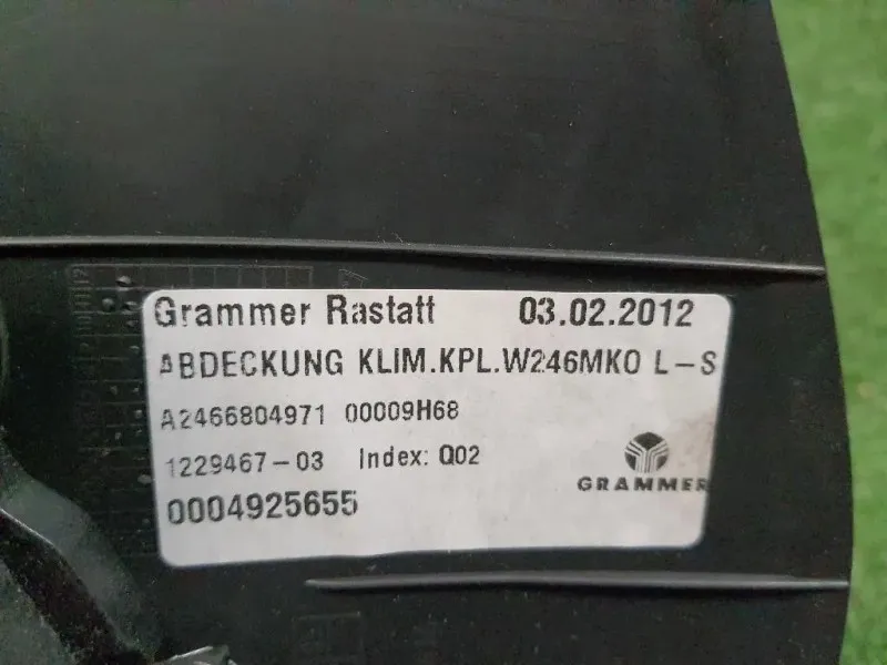Mascherina Console Centrale ANT A2466804971 Mercedes Classe B W246 2012
