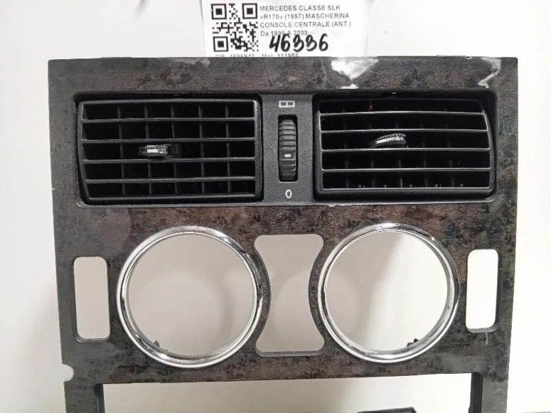 Mascherina Console Centrale ANT 1708301854 Mercedes Classe SLK R170 1997