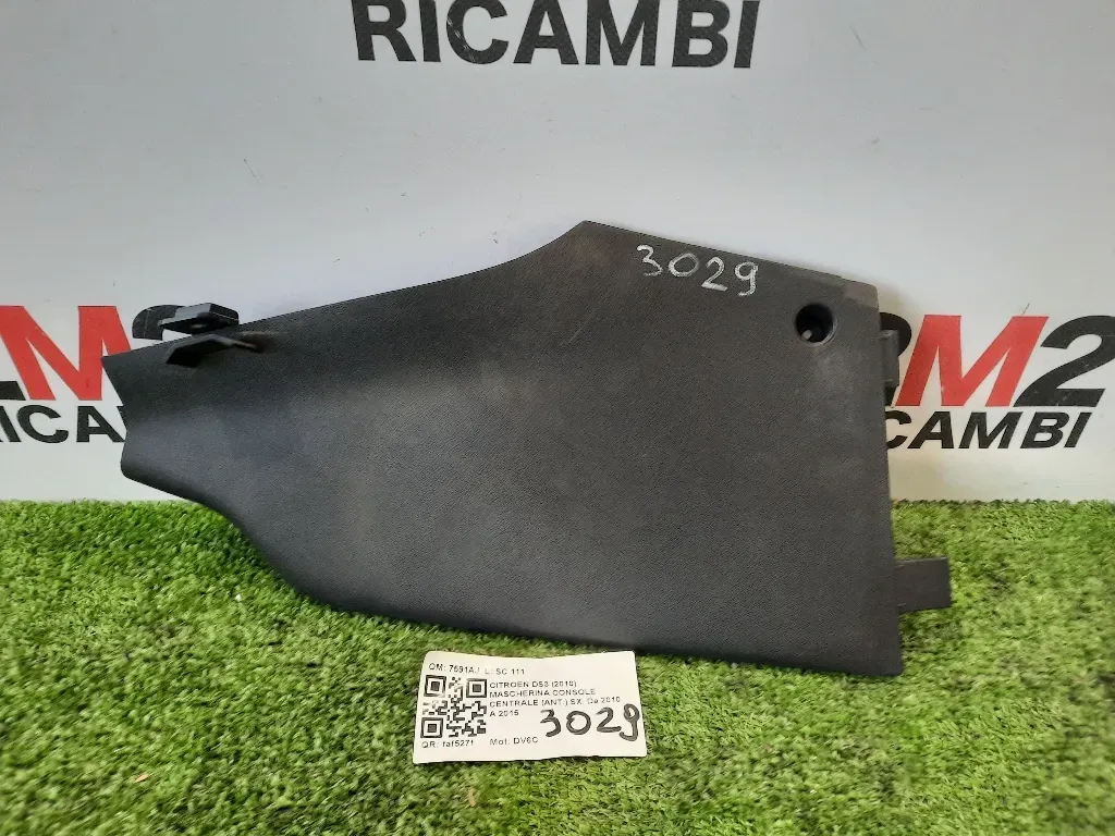 Mascherina Console Centrale ANT SX 7591AJ Citroen DS3 2010