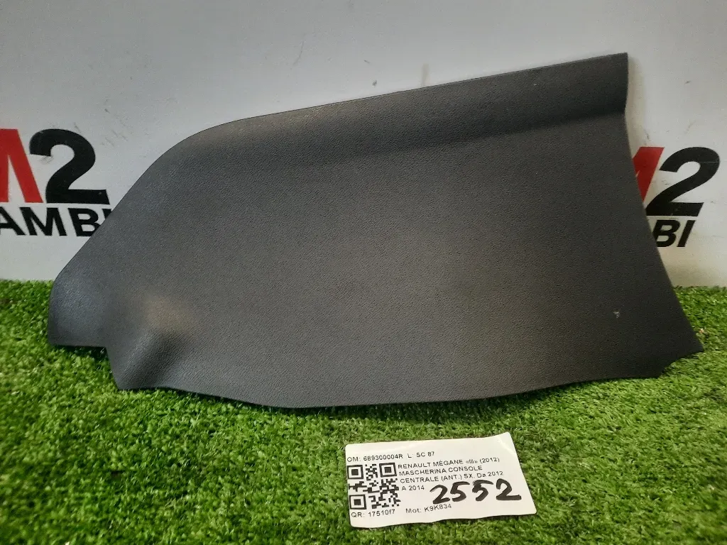 Mascherina Console Centrale ANT SX 689300004R Renault Mégane III 2012