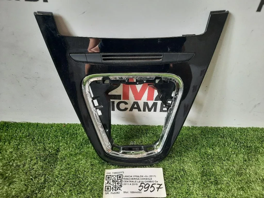 Mascherina Console Centrale LEVA Cambio 735532373 Lancia Ypsilon III 2011