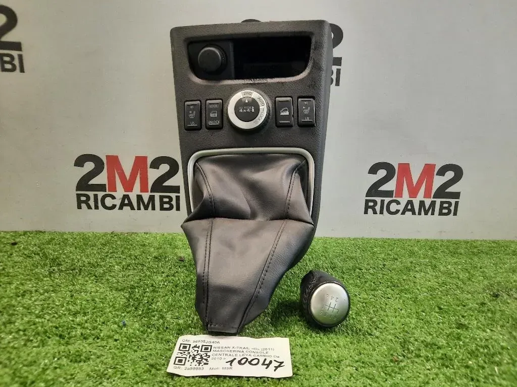 Mascherina Console Centrale LEVA Cambio 96935JG40A Nissan X-trail III 2011