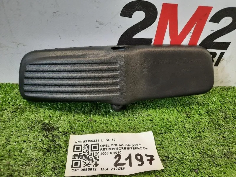 Retrovisore Interno 93190321 Opel Corsa D 2007