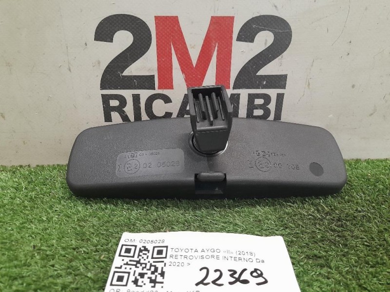 Retrovisore Interno 0205028 Toyota AYGO II 2018
