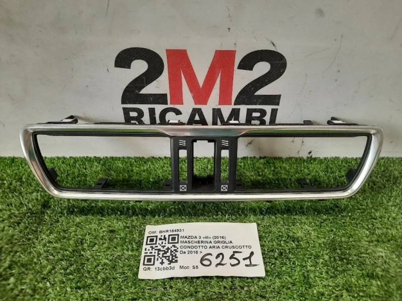 Mascherina Griglia Condotto ARIA Cruscotto BHR164931 Mazda 3 III 2016