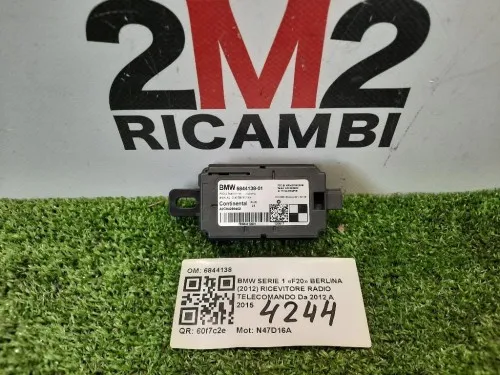 Ricevitore Radio Telecomando 6844138 Bmw Serie 1 F20 Berlina 2012