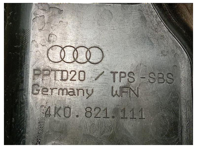 Rinforzo Parafango ANT SX 4K0 821 111 Audi A6 4a5c8 Avant 2018