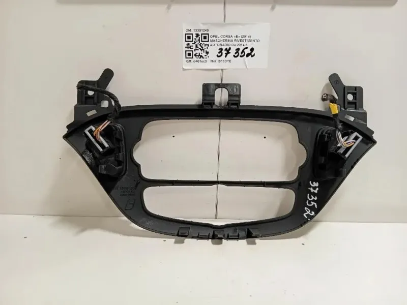 Mascherina Rivestimento Autoradio 13391249 Opel Corsa E 2014
