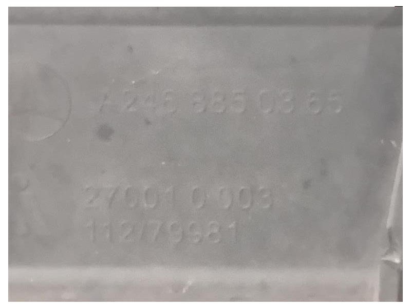 Rinforzo Paraurti ANT A2468850365 STAFFA SUPPORTO Mercedes Classe B W246 2012