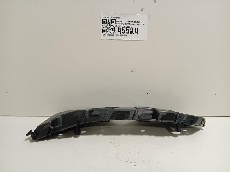 Rinforzo Paraurti ANT DX 62 22 200 11R Dacia Duster I 2010