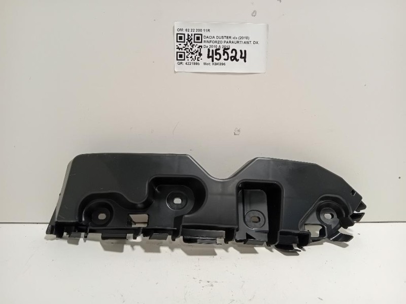 Rinforzo Paraurti ANT DX 62 22 200 11R Dacia Duster I 2010