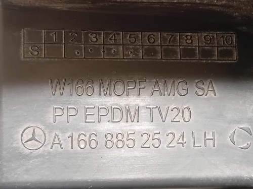 Rinforzo Paraurti ANT SX A 166 885 25 24 LH Mercedes Classe GLE W166 2015