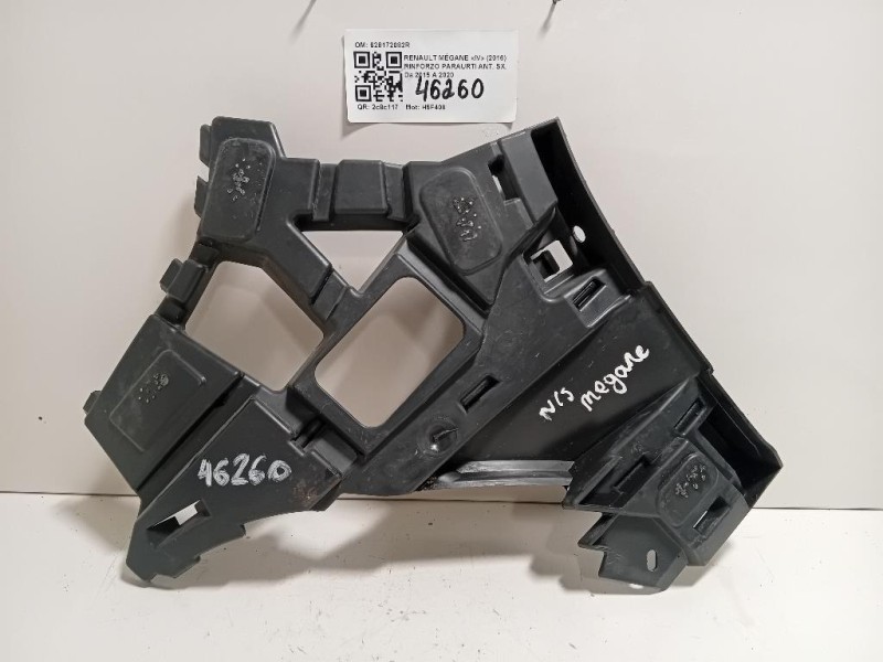 Rinforzo Paraurti ANT SX 628172082R Renault Mégane IV 2016