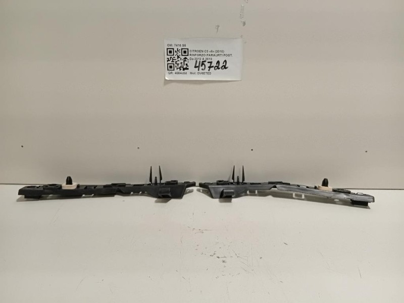 Rinforzo Paraurti POST 7416 S5 SX+DX Citroen C3 II 2010