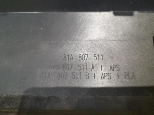 Paraurti POST 81A807511 S LINE Audi Q2 GAB 2016