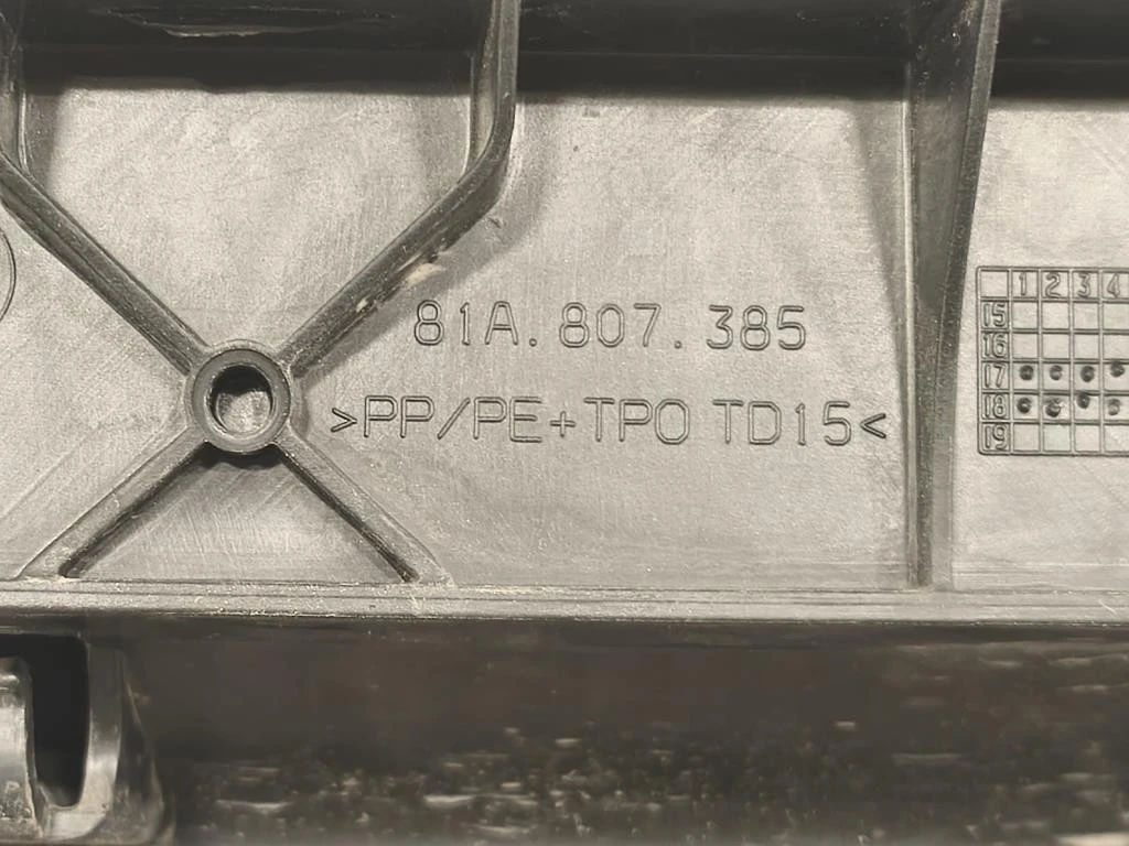 Paraurti POST 81A807511 Audi Q2 GAB 2016