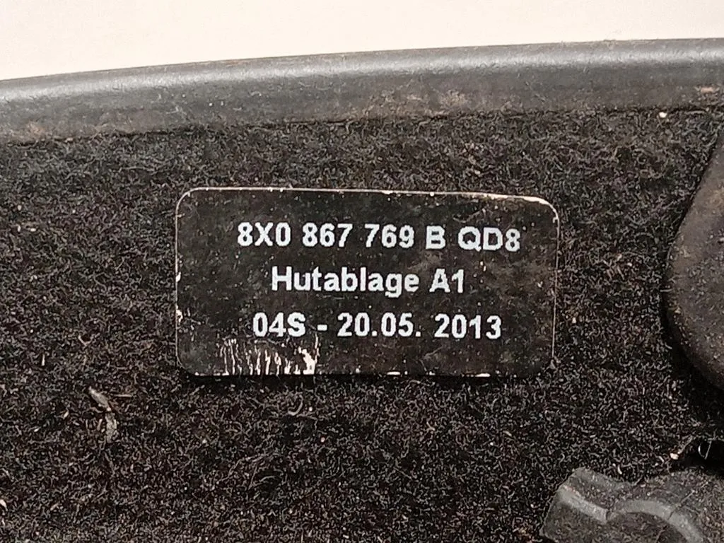 Ripiano Copertura VANO Bagagli 8X0 867 769 B Audi A1 8XA Sportback 2012