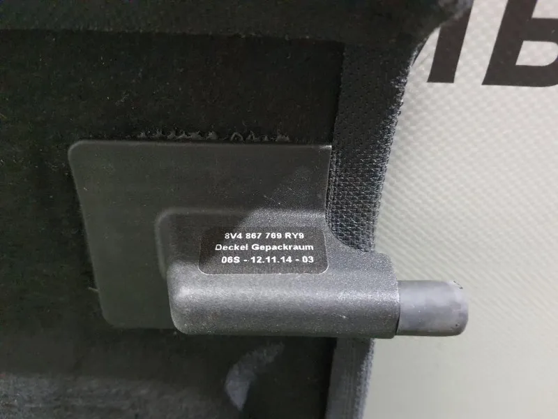 Ripiano Copertura VANO Bagagli 8V4867769RY9 Audi A3 8VA Sportback 2012