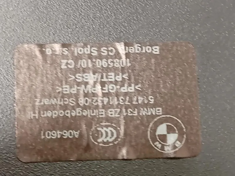 Ripiano Copertura VANO Bagagli 5147 7311432-08 Bmw Serie 3 F30 Berlina 2012