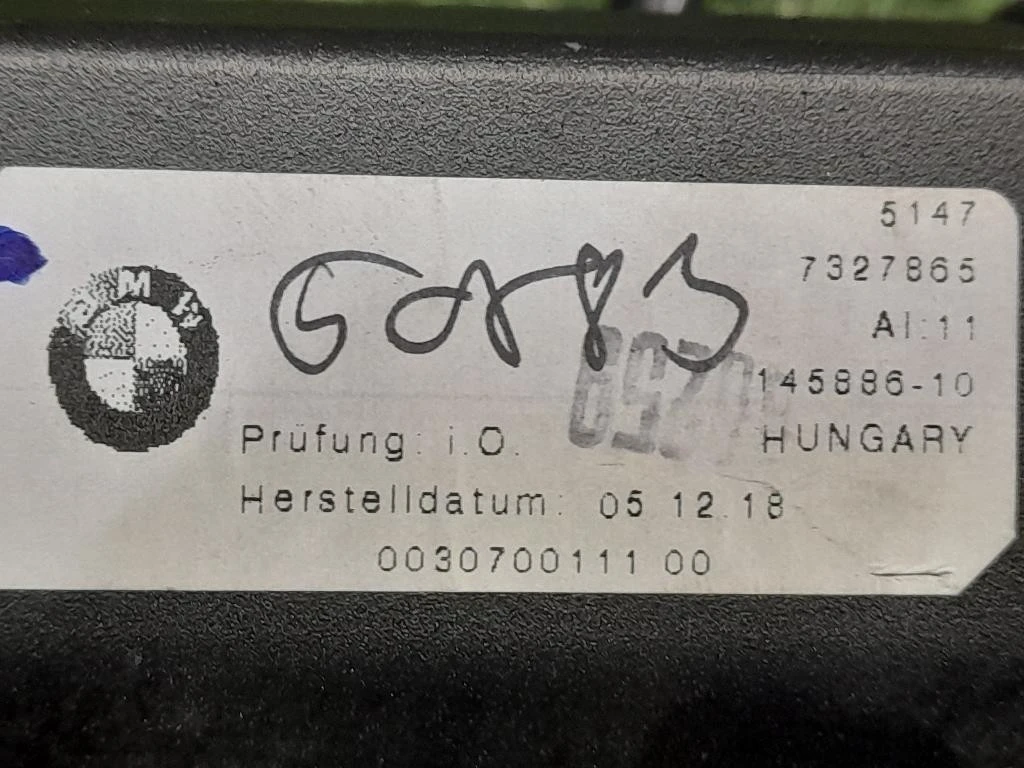 Ripiano Copertura VANO Bagagli 7327865 Bmw Serie 3 F30 Berlina 2012