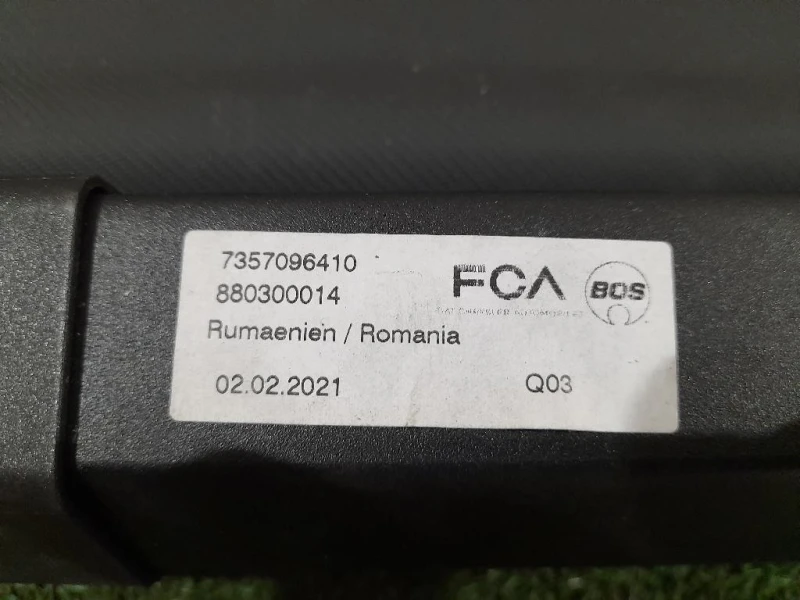 Ripiano Copertura VANO Bagagli 7357096410 Fiat 500 II 2015