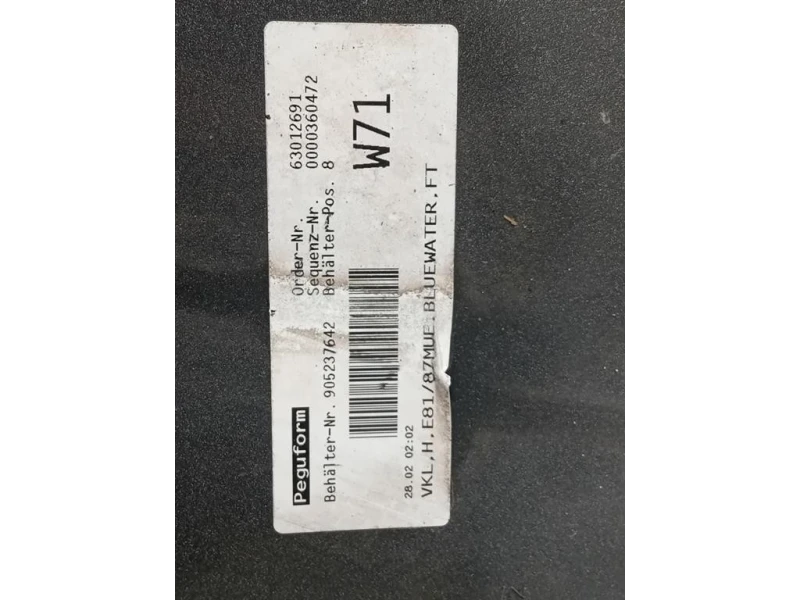 Paraurti POST 51127186087 Bmw Serie 1 E87 Berlina 2005