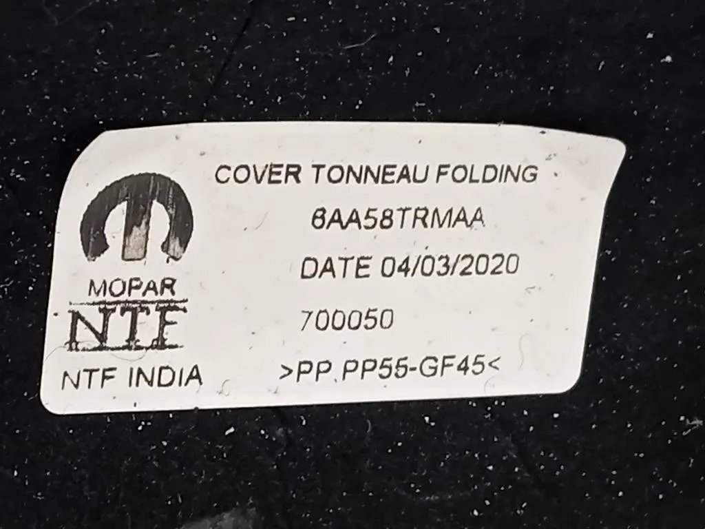 Ripiano Copertura VANO Bagagli 6AA58TRMAA Jeep Compass III 2017