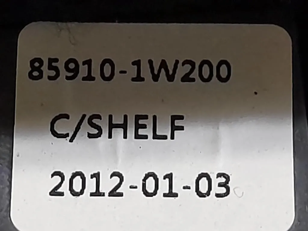 Ripiano Copertura VANO Bagagli Kia RIO III 2012