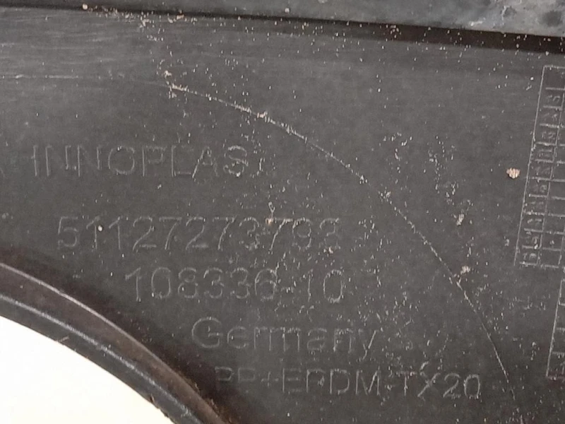 Paraurti POST 51127273793 Bmw Serie 1 F20 Berlina 2012