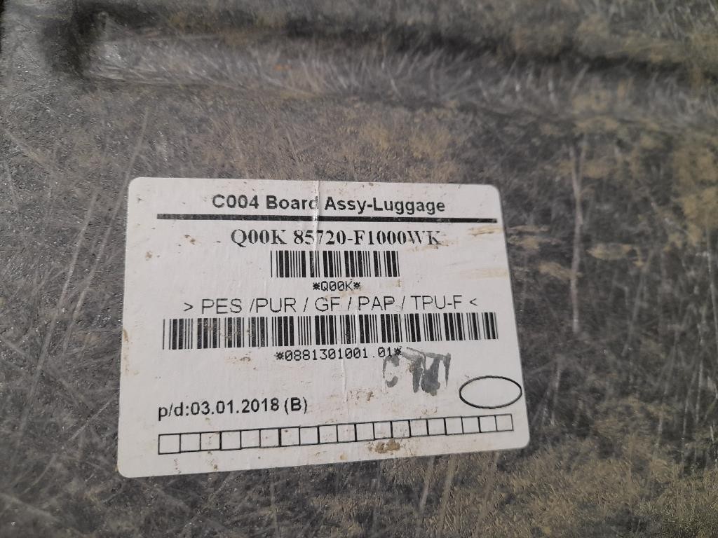 Ripiano Copertura VANO Bagagli 85720F1000WK Kia Sportage IV 2016