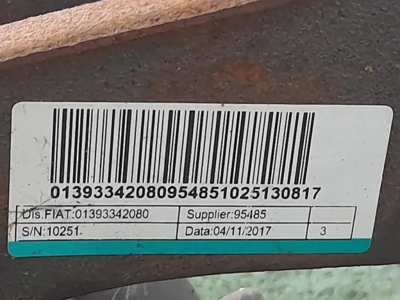 Meccanica Completa ANT SX 01393344080 Citroen Jumper III 2014