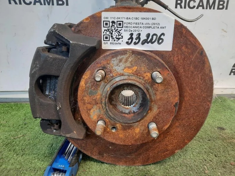 Meccanica Completa ANT SX Y1C-3K171-BA C1BC 18K001 BD Ford Fiesta VI 2012