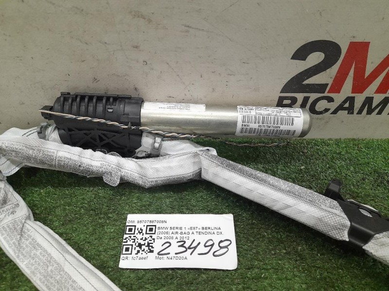 Air-bag A Tendina DX 85707587008N Bmw Serie 1 E87 Berlina 2005
