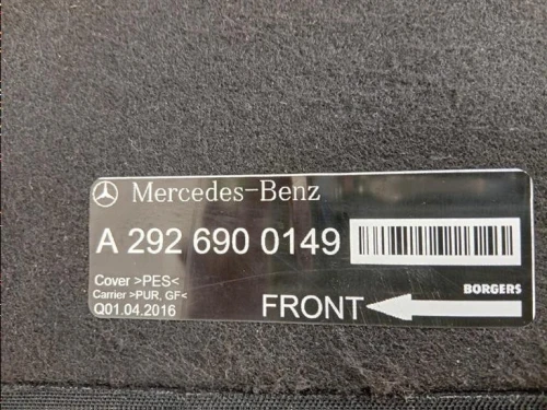 Ripiano Copertura VANO Bagagli A2926900149 Mercedes Classe GLC C253 Coupé 2016