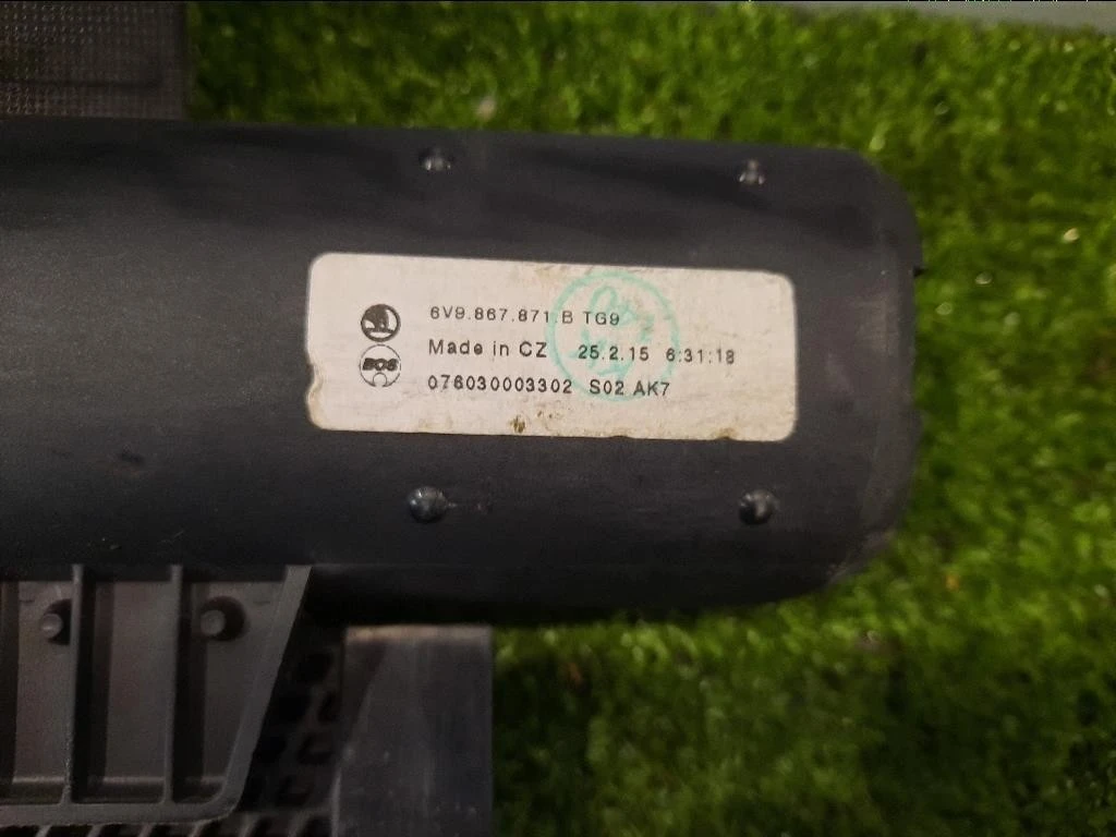 Ripiano Copertura VANO Bagagli 6V9867871BTG9 Skoda Fabia NJ5 SW 2014