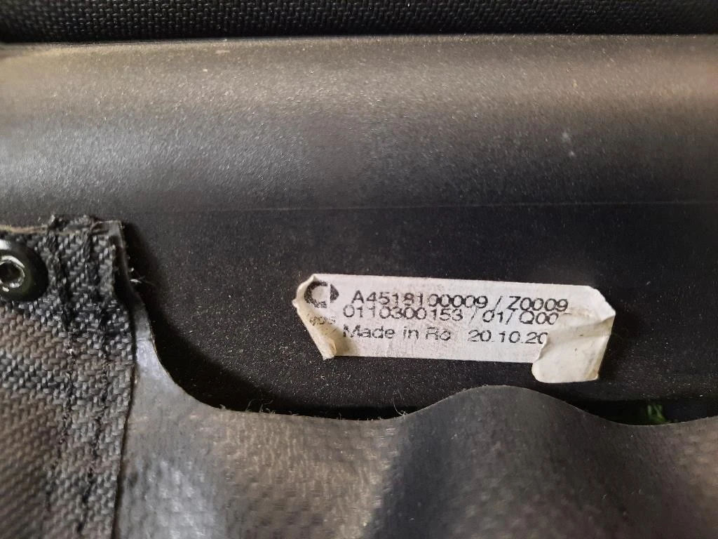 Ripiano Copertura VANO Bagagli A4518100009 Smart Fortwo Cabrio 451 2007