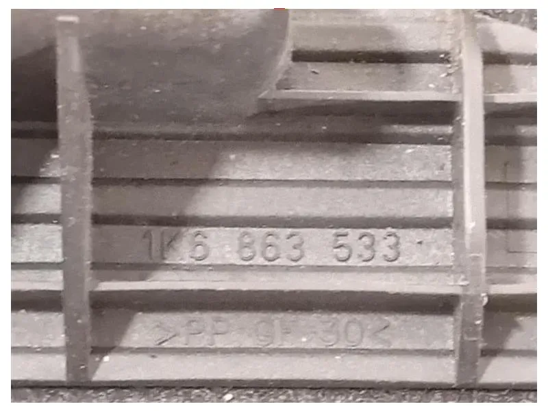 Ripiano Copertura VANO Bagagli 1K6863533 Volkswagen GOLF VI 2009